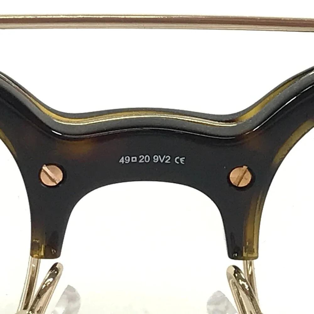 Marc Jacobs Eyeglasses Frames 316 086 Tortoise Gold Round Full Rim 49-20-145